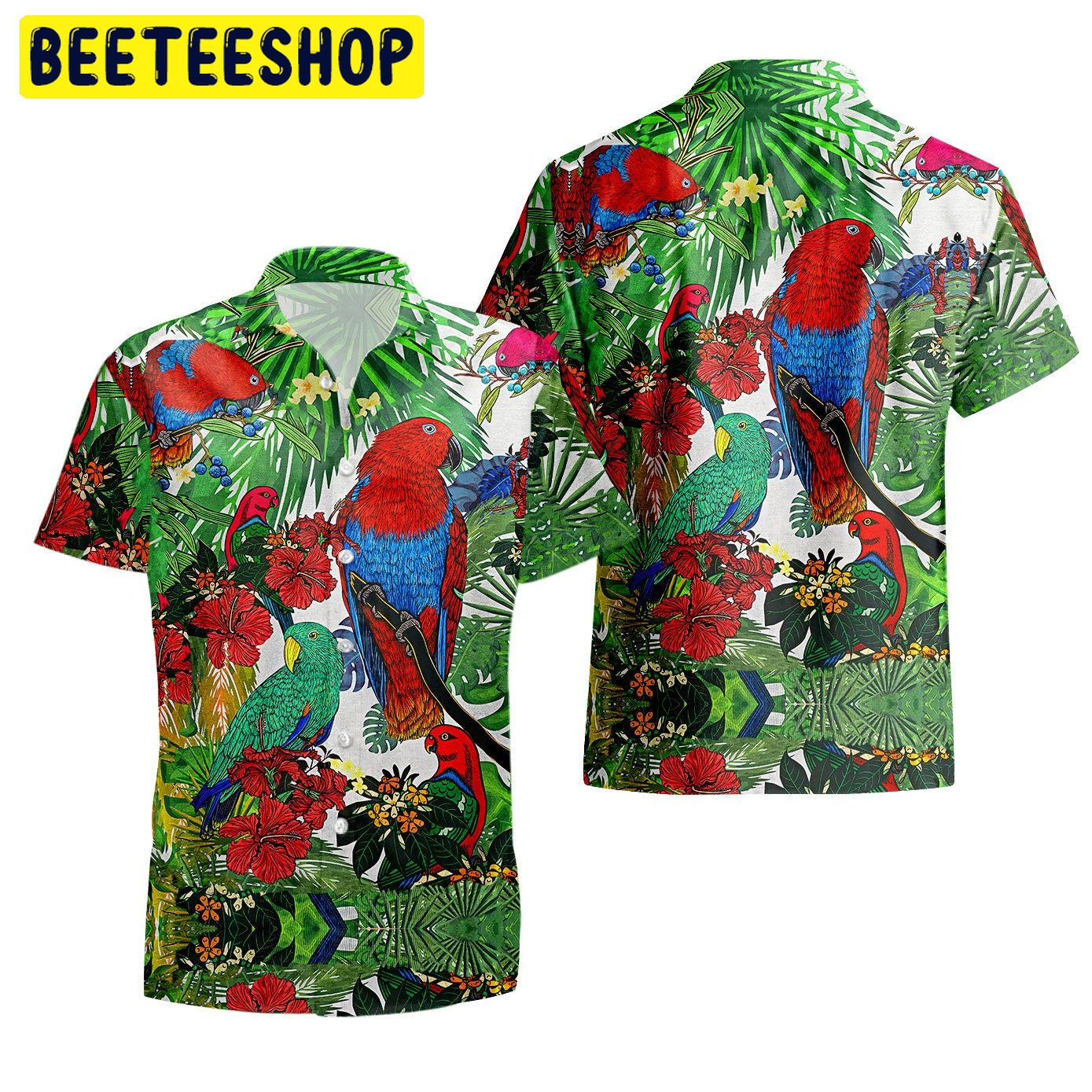 Pacific Legend Parrots Trending Hawaiian Shirt Pacific Legend Parrots Trending Hawaiian Shirt