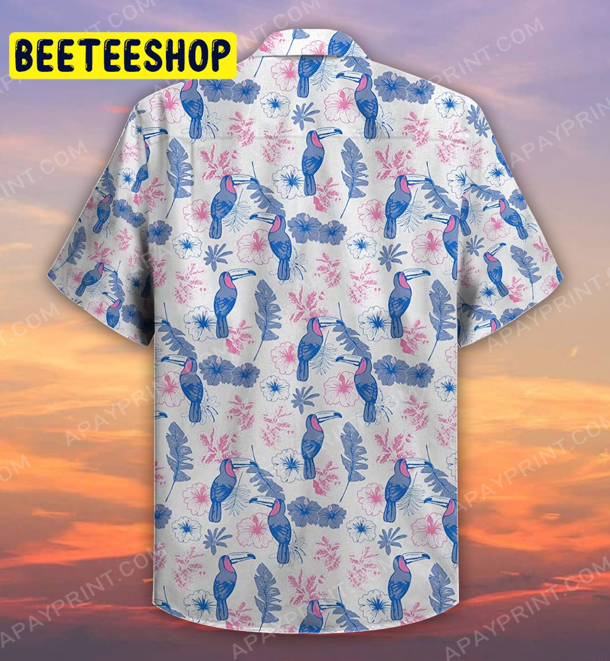 Parrot Flower Trending Hawaiian Shirt Parrot Flower Trending Hawaiian Shirt