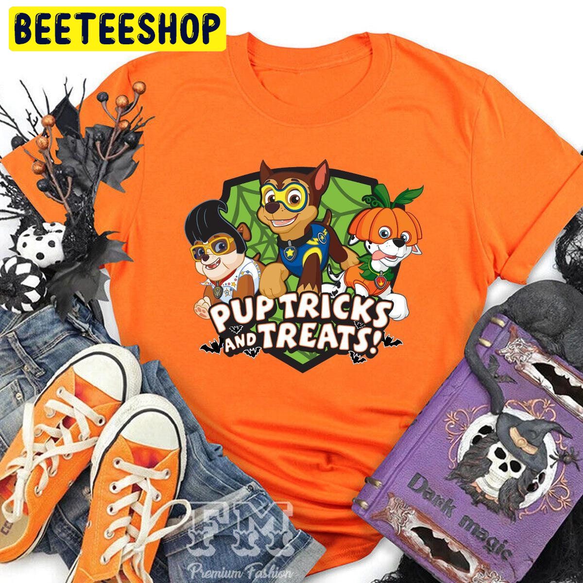 Paw Patrol Marshall Chase Rubble Halloween Trending Unisex Shirt Paw Patrol Marshall Chase Rubble Halloween Trending Unisex Shirt