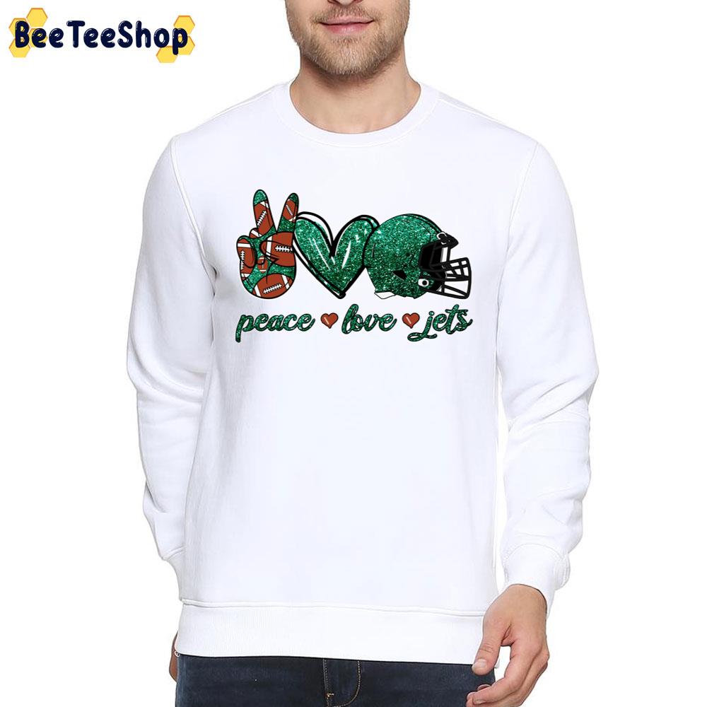 Peace Love Jets New York Jets Football Trending Unisex T-Shirt Peace Love Jets New York Jets Football Trending Unisex T-Shirt