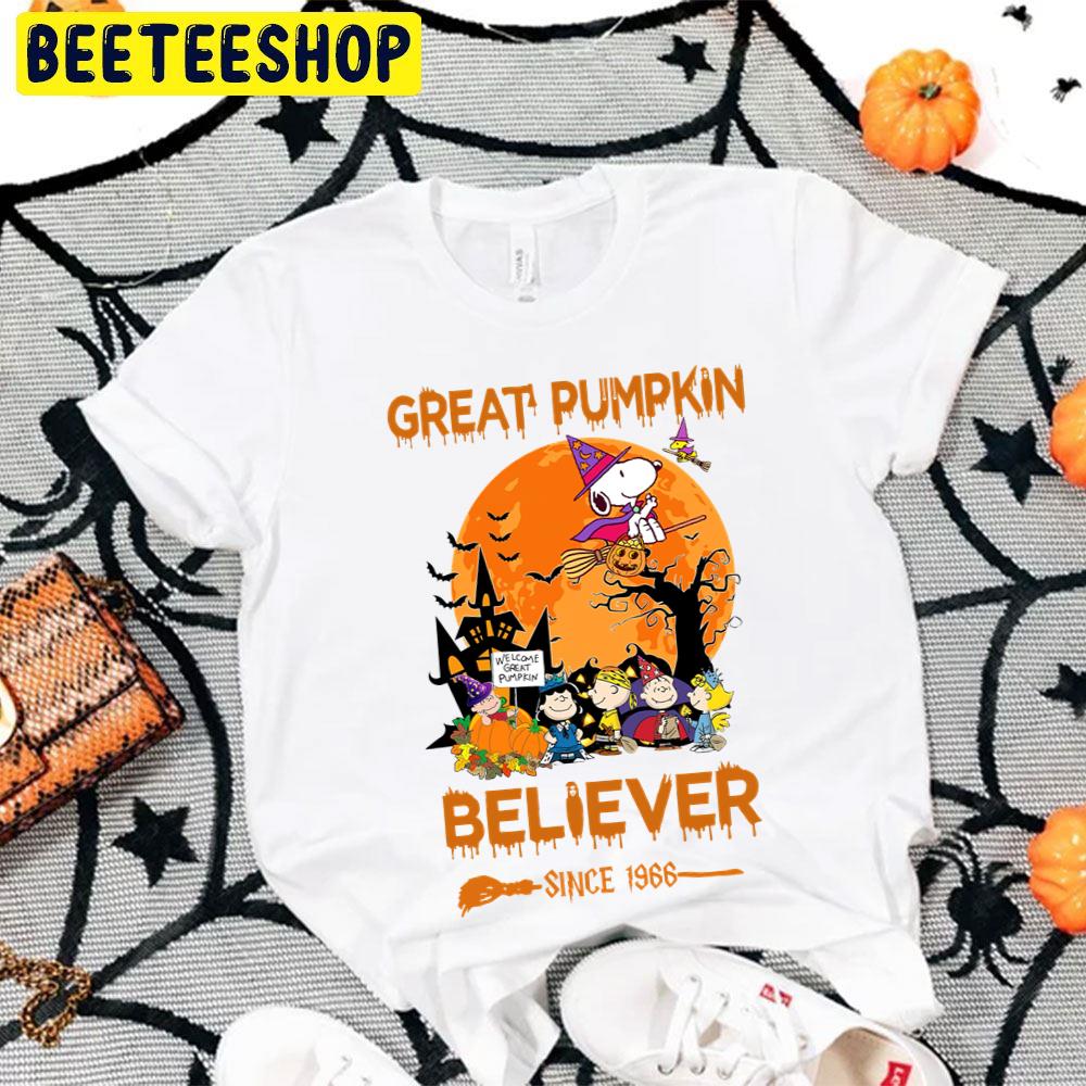 Peanuts Halloween Great Pumpkin Believer Since 1966 Trending Unisex T-Shirt Peanuts Halloween Great Pumpkin Believer Since 1966 Trending Unisex T-Shirt
