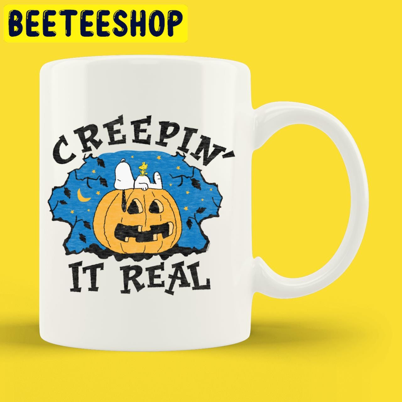 Peanuts Snoopy Creepin It Real Halloween Trending Unisex T-Shirt Peanuts Snoopy Creepin It Real Halloween Trending Unisex T-Shirt
