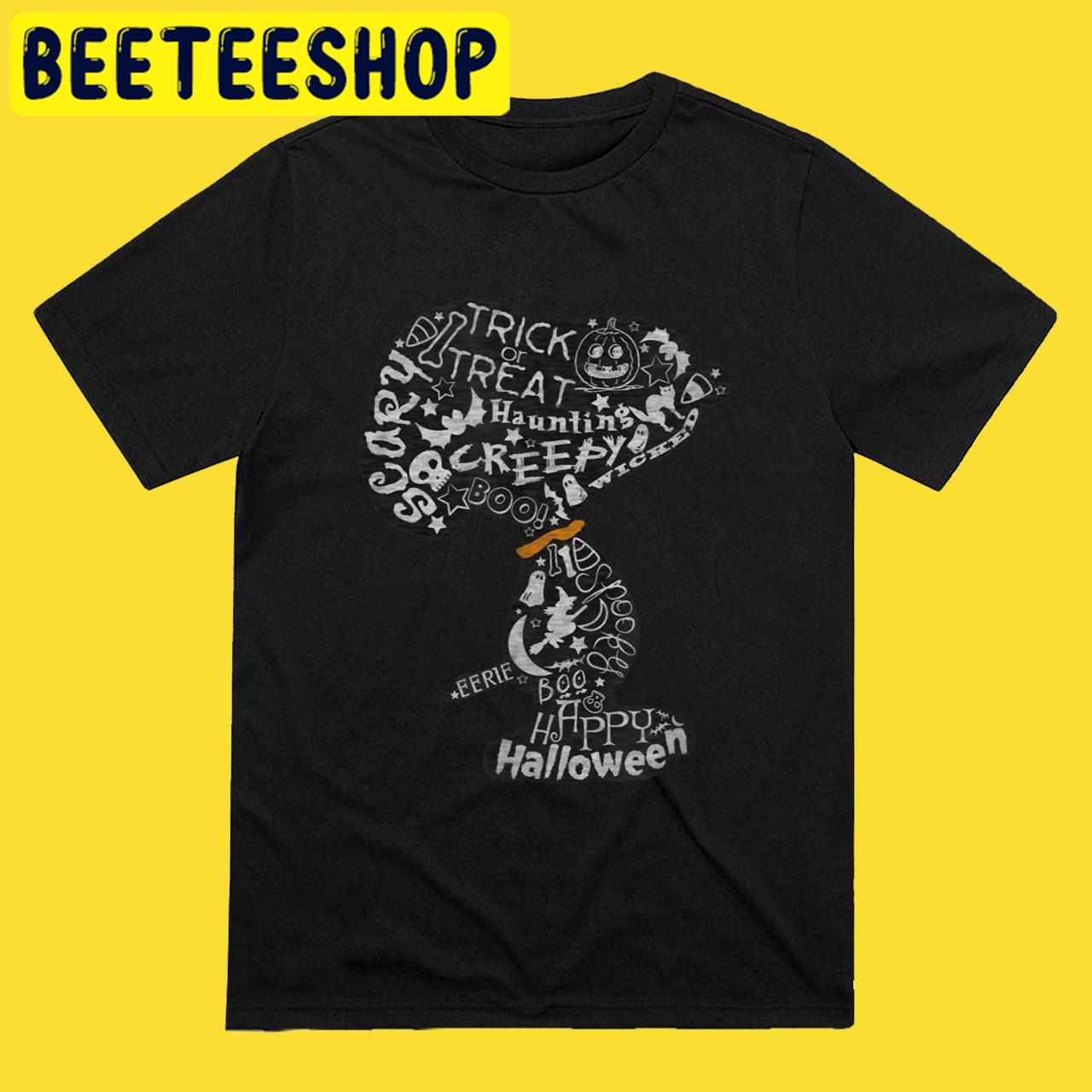 Peanuts Snoopy Silhouette Halloween Trending Unisex T-Shirt Peanuts Snoopy Silhouette Halloween Trending Unisex T-Shirt