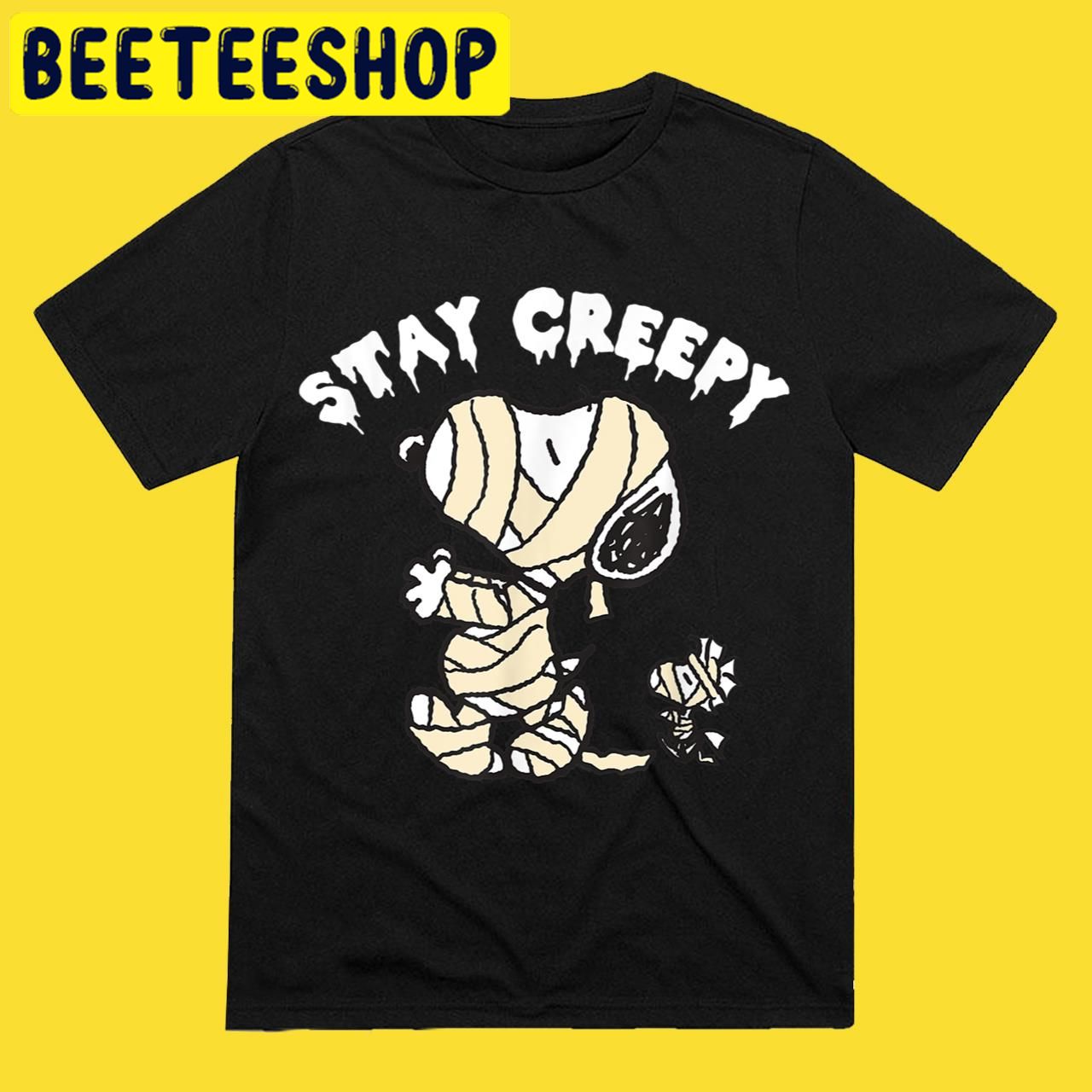 Peanuts Snoopy Stay Creepy Halloween Trending Unisex T-Shirt Peanuts Snoopy Stay Creepy Halloween Trending Unisex T-Shirt