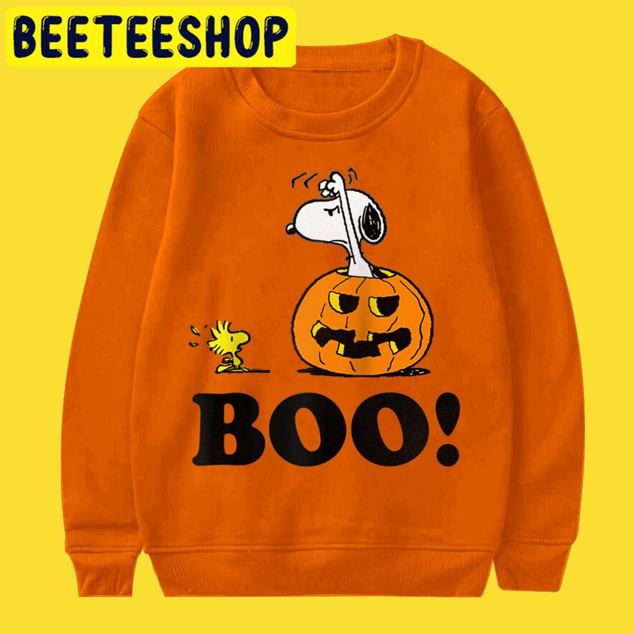 Peanuts Snoopy Woodstock BOO Halloween Trending Unisex T-Shirt Peanuts Snoopy Woodstock BOO Halloween Trending Unisex T-Shirt