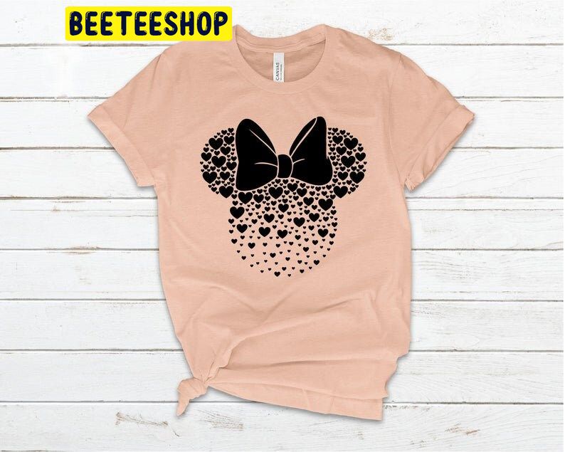 Personalized Mickey Minnie Heart Trending Unisex Shirt Personalized Mickey Minnie Heart Trending Unisex Shirt