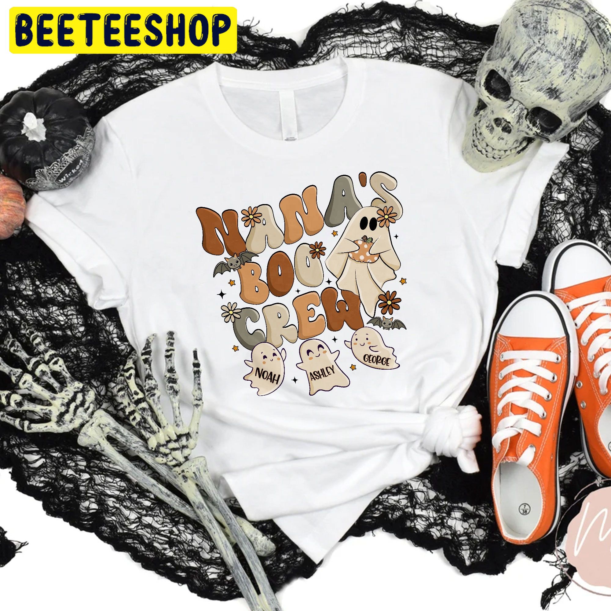 Personalized Nana's Boo Crew Funny Halloween Grandma Trending Unisex Shirt Personalized Nana's Boo Crew Funny Halloween Grandma Trending Unisex Shirt