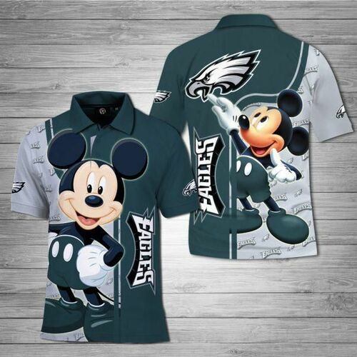 Philadelphia Eagles 3D All Over Print Polo Shirt Philadelphia Eagles 3D All Over Print Polo Shirt