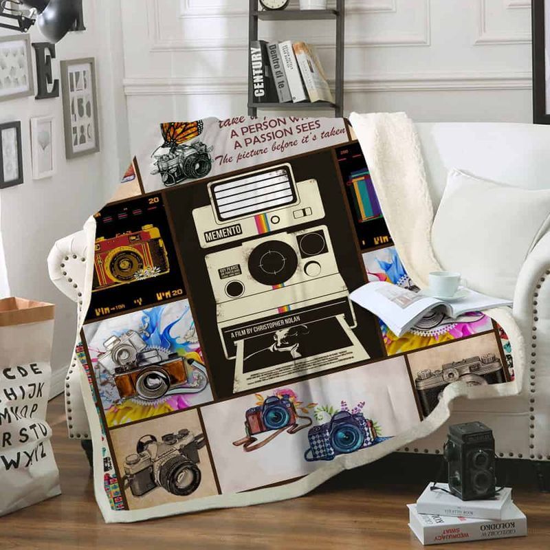 Photography Lover Camera Comfy Sofa Throw Blanket Photography Lover Camera Comfy Sofa Throw Blanket