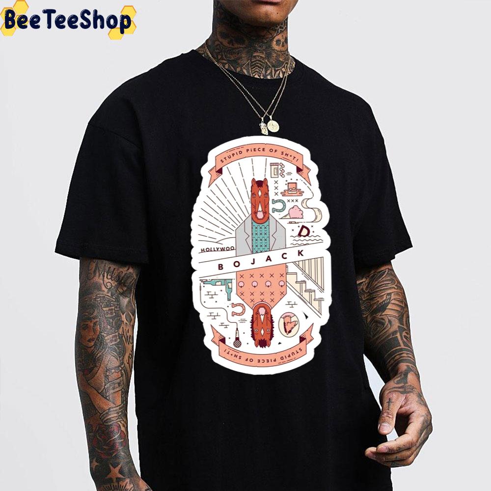 Piece Of Sht BoJack Horseman Trending Unisex T-Shirt Piece Of Sht BoJack Horseman Trending Unisex T-Shirt