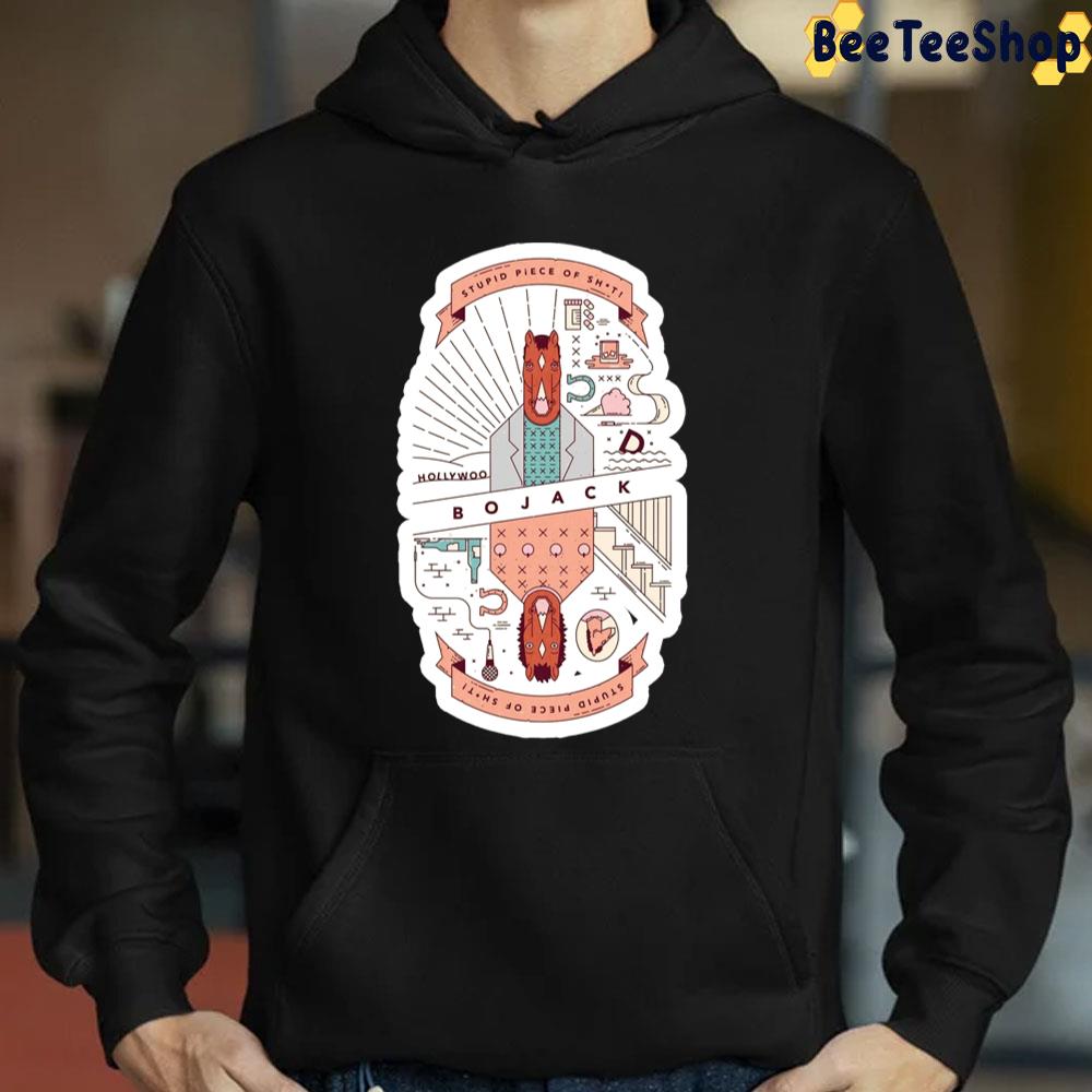 Piece Of Sht BoJack Horseman Trending Unisex T-Shirt Piece Of Sht BoJack Horseman Trending Unisex T-Shirt