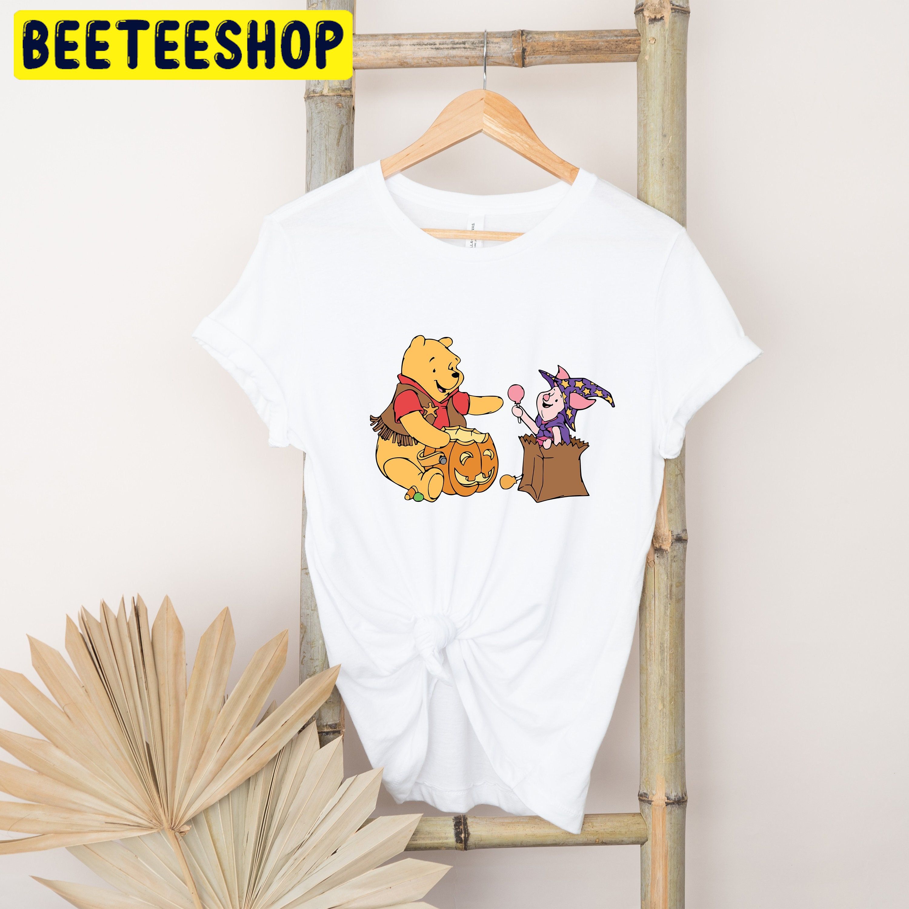 Piglet And Winnie Halloween Trending Unisex Shirt Piglet And Winnie Halloween Trending Unisex Shirt