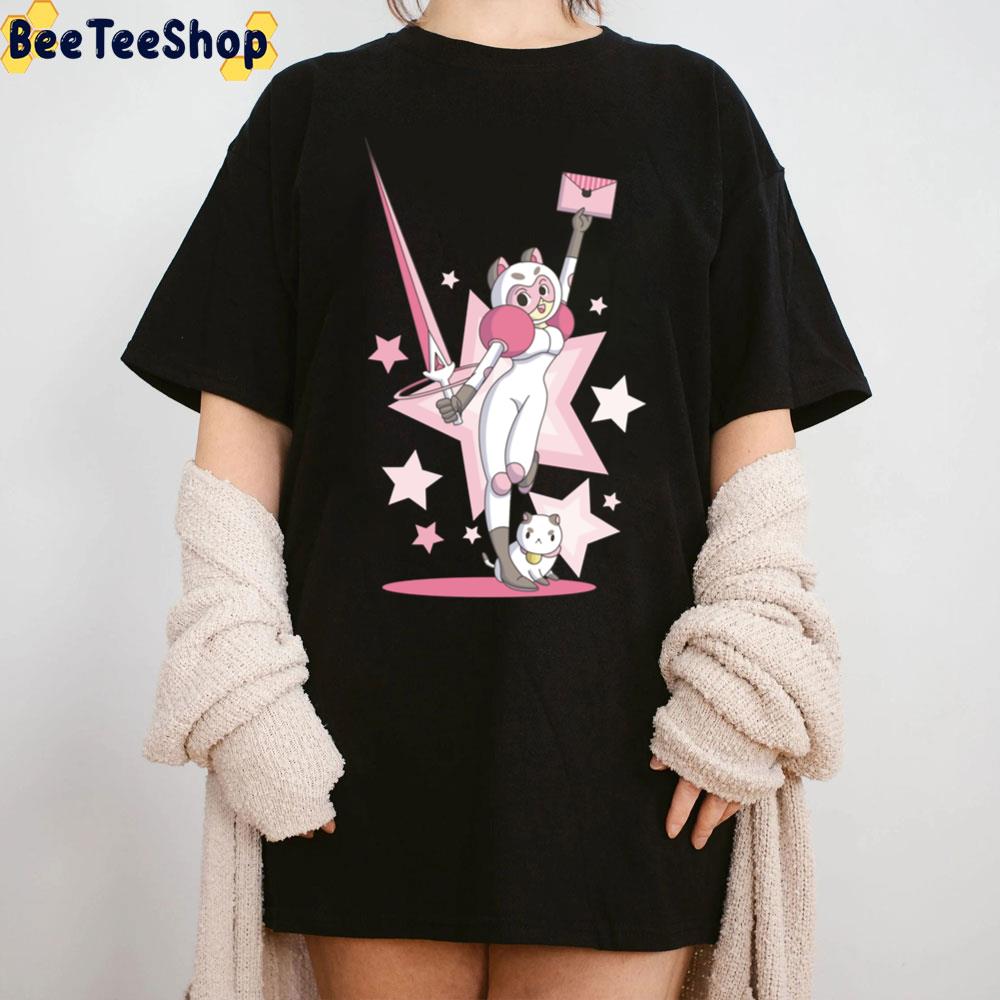 Pink Art Bee And Puppycat Trending Unisex T-Shirt Pink Art Bee And Puppycat Trending Unisex T-Shirt