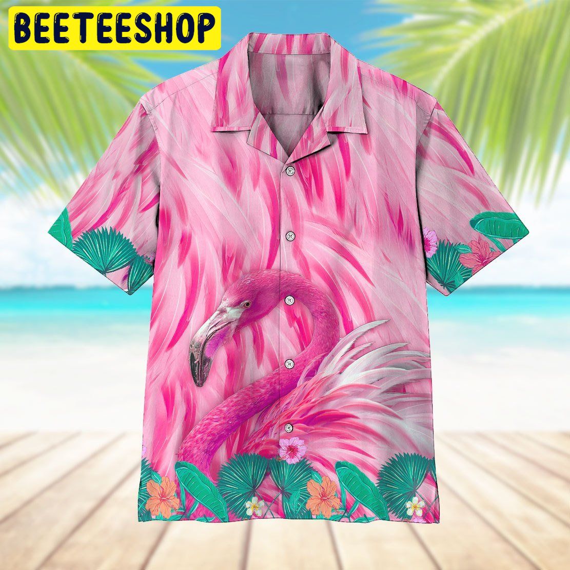 Pink Flamingo 3D All Over Printed Trending Hawaiian Shirt Pink Flamingo 3D All Over Printed Trending Hawaiian Shirt