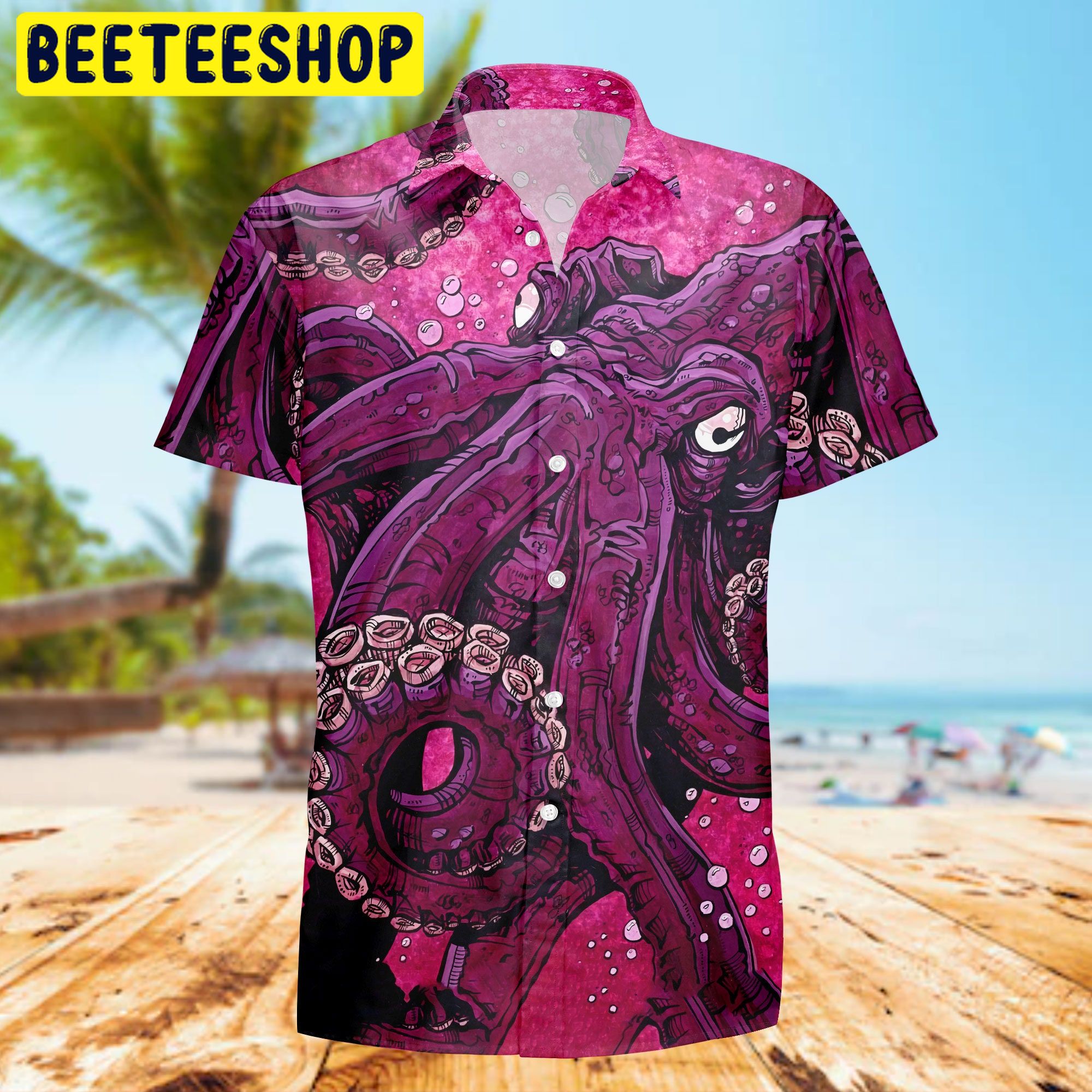 Pinky Octopus Hawai Trending Hawaiian Shirt Pinky Octopus Hawai Trending Hawaiian Shirt