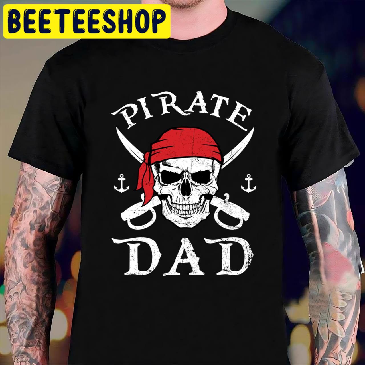 Pirate Dad Skull Single Dad Halloween Trending Unisex T-Shirt Pirate Dad Skull Single Dad Halloween Trending Unisex T-Shirt