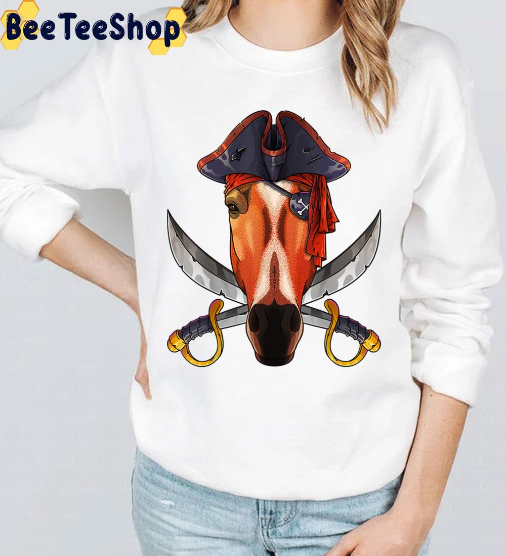 Pirate Horse Jolly Roger Trending Unisex T-Shirt Pirate Horse Jolly Roger Trending Unisex T-Shirt
