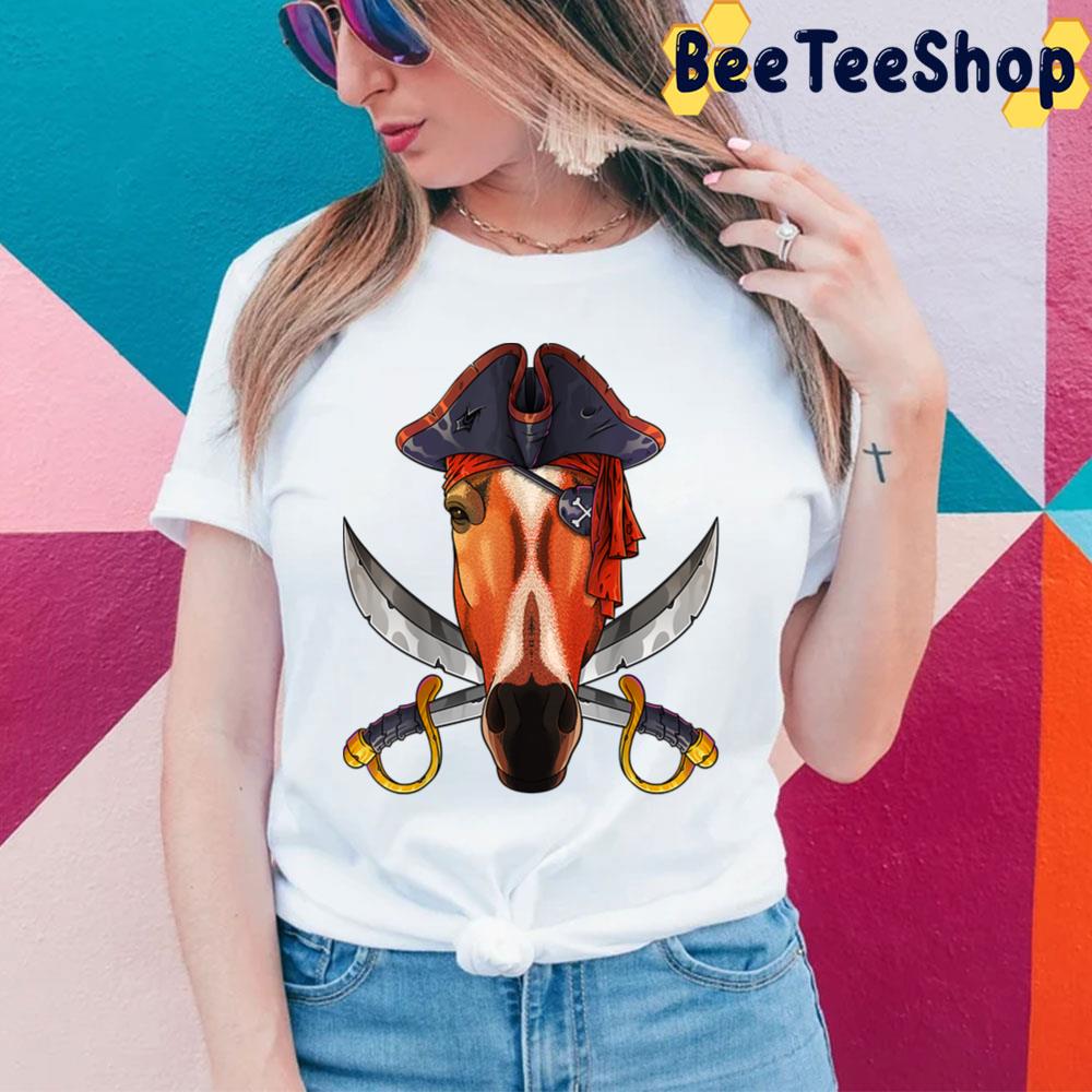 Pirate Horse Jolly Roger Trending Unisex T-Shirt Pirate Horse Jolly Roger Trending Unisex T-Shirt