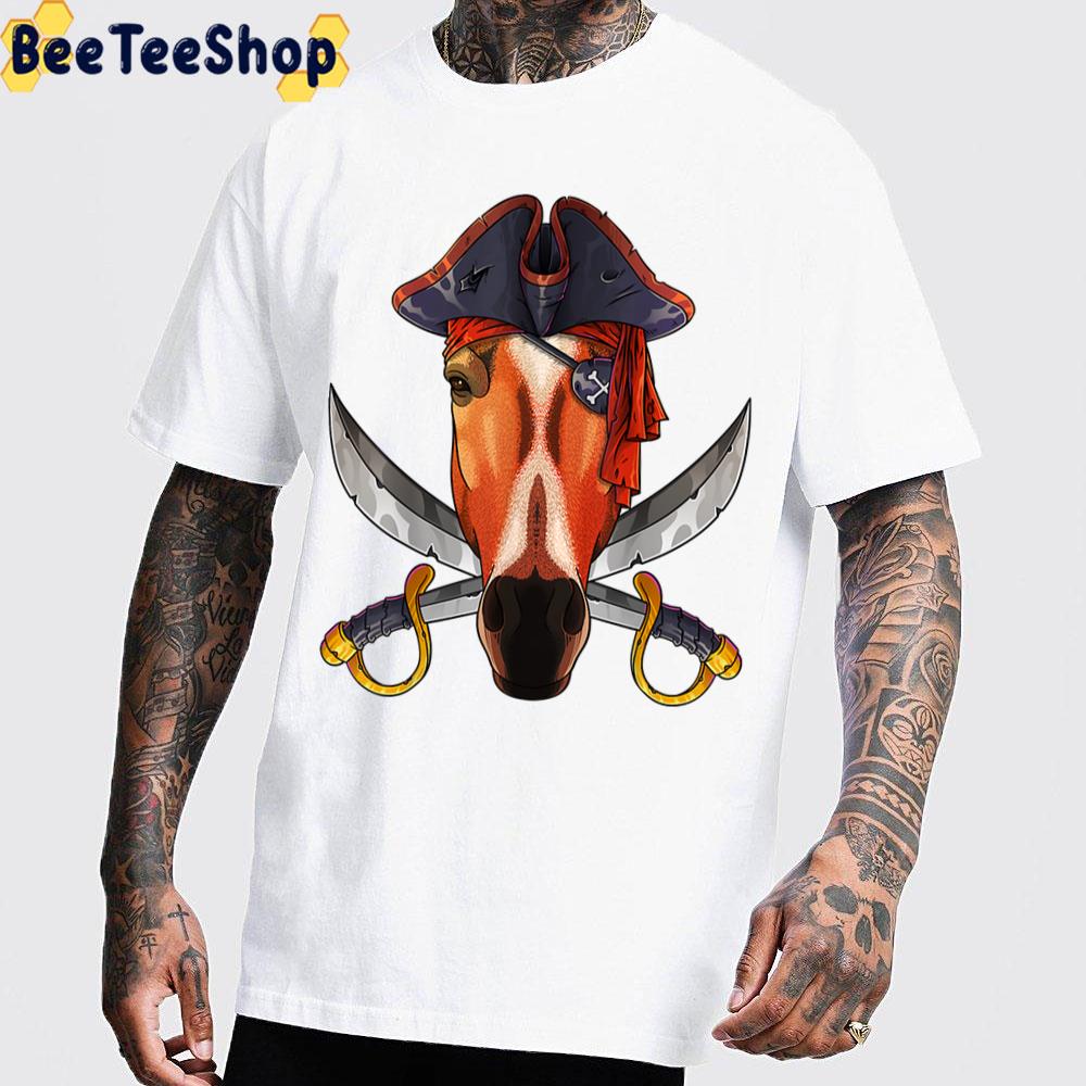 Pirate Horse Jolly Roger Trending Unisex T-Shirt Pirate Horse Jolly Roger Trending Unisex T-Shirt