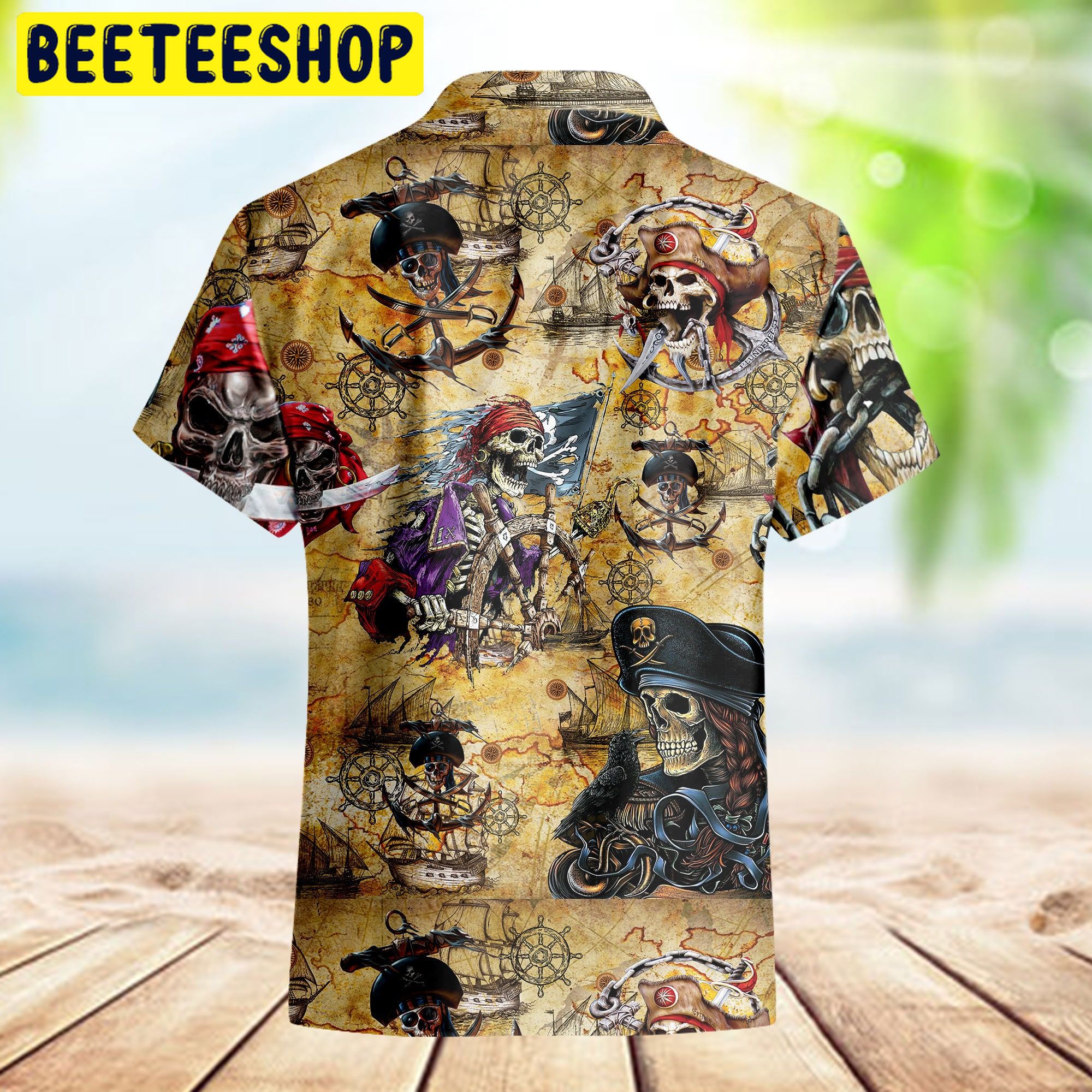 Pirates Skull Trending Hawaiian Shirt Pirates Skull Trending Hawaiian Shirt