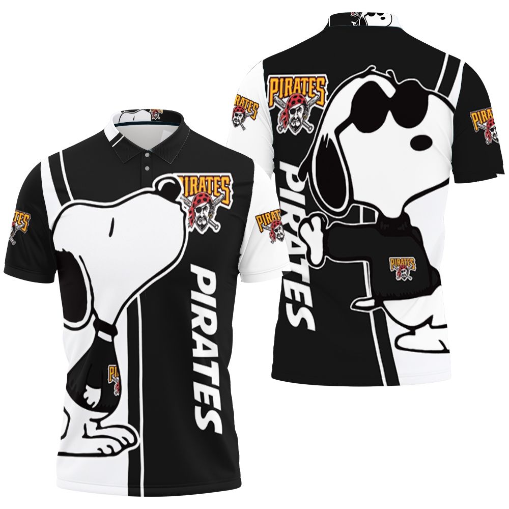 Pittsburgh Pirates Snoopy Lover 3d Printed 3D All Over Print Polo Shirt Pittsburgh Pirates Snoopy Lover 3d Printed 3D All Over Print Polo Shirt