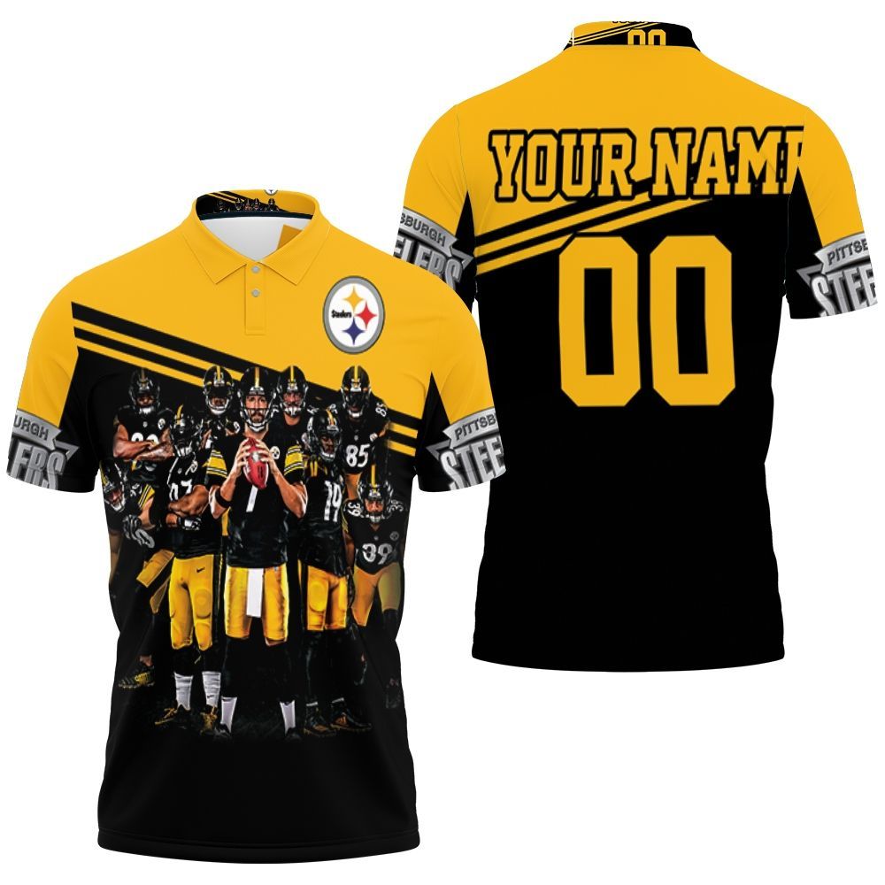 Pittsburgh Steelers Great Players Team Metal Steelers Jersey 2020 Nfl Season Personalized 3D All Over Print Polo Shirt Pittsburgh Steelers Great Players Team Metal Steelers Jersey 2020 Nfl Season Personalized 3D All Over Print Polo Shirt