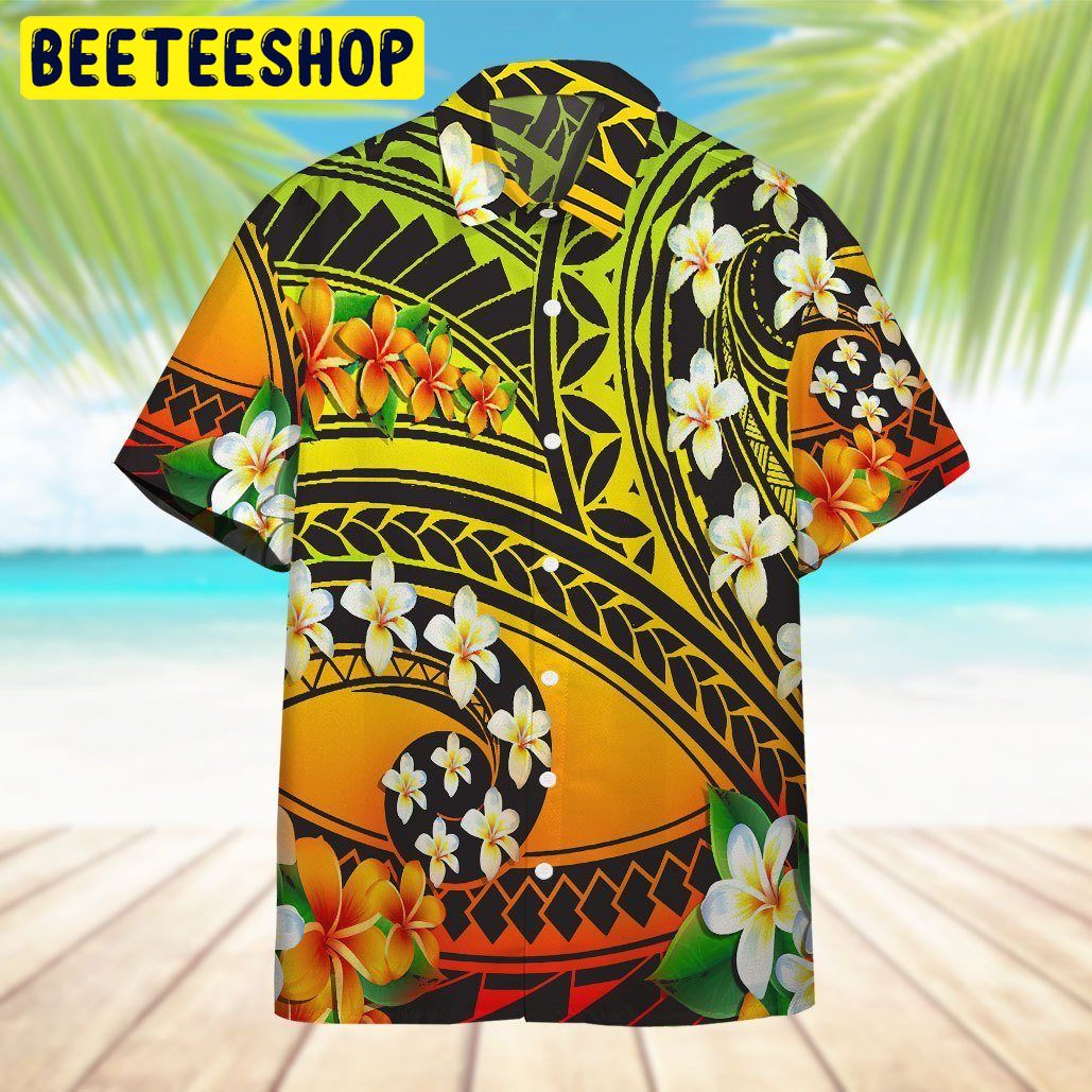 Plumeria Polynesian Trending Hawaiian Shirt Plumeria Polynesian Trending Hawaiian Shirt