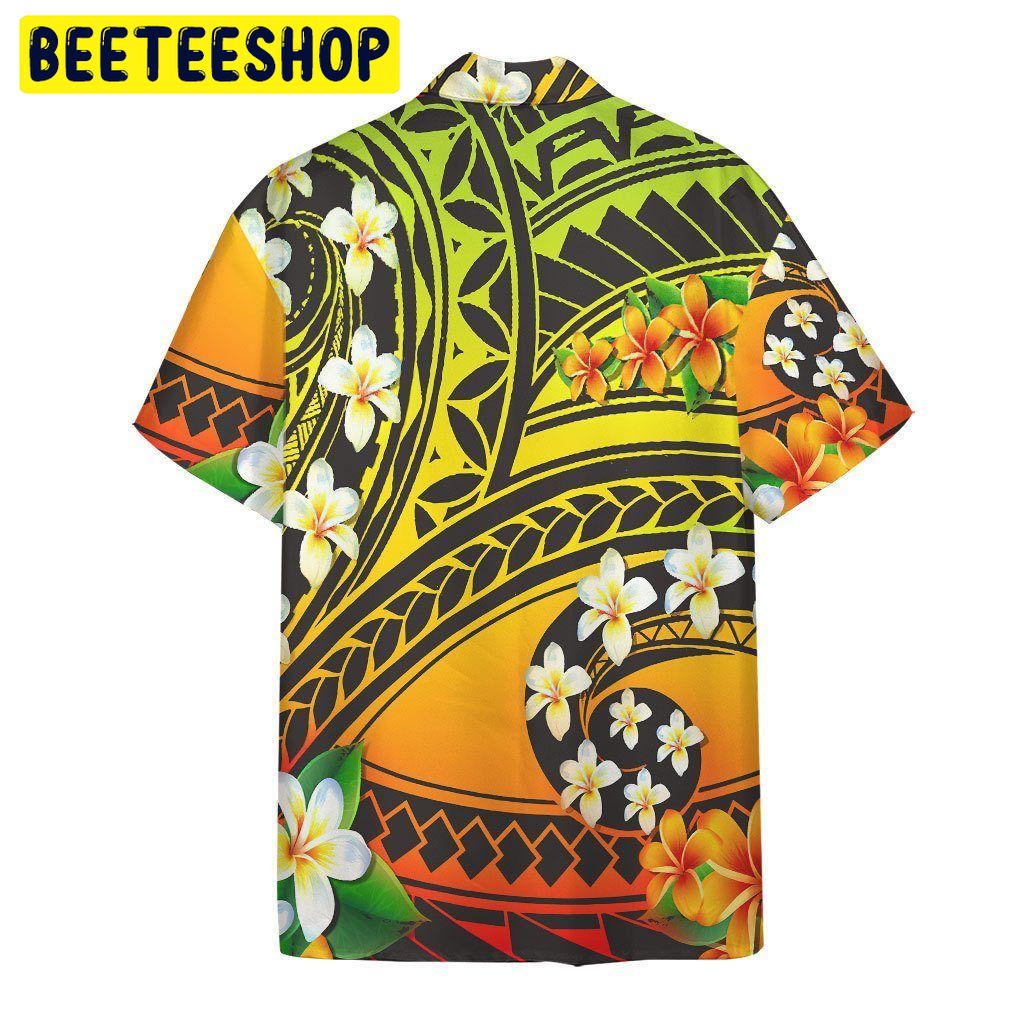 Plumeria Polynesian Trending Hawaiian Shirt Plumeria Polynesian Trending Hawaiian Shirt