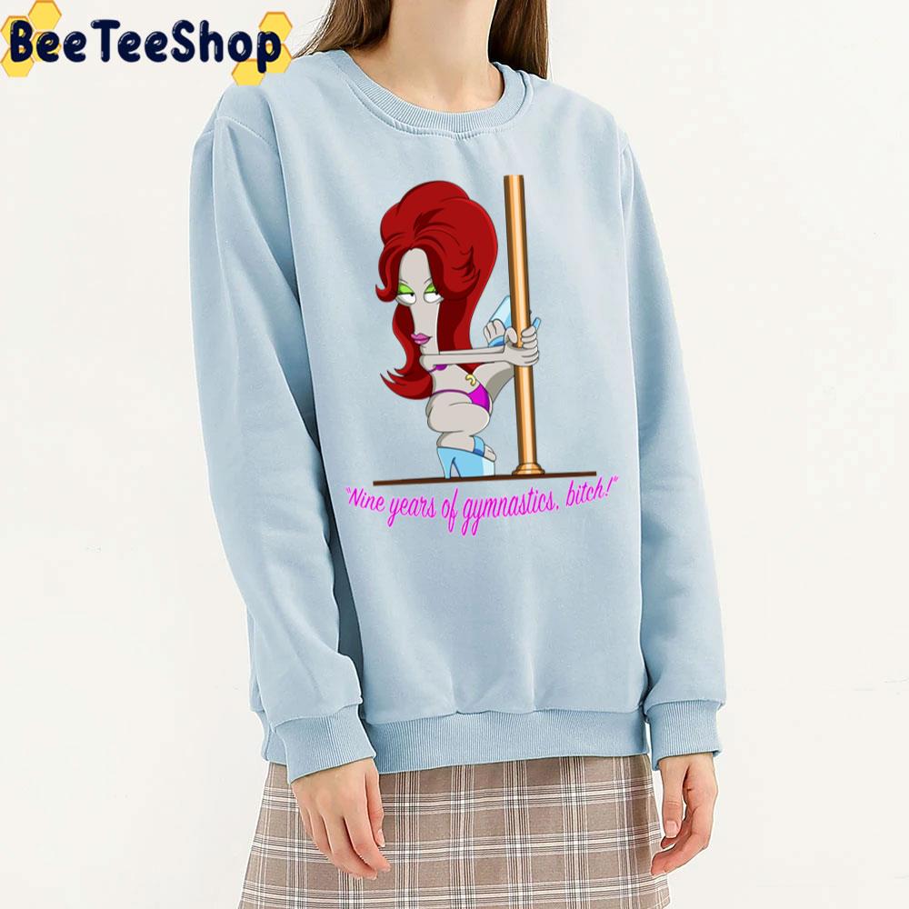 Pole Dancer Roger Nine Years Of Gymnastics Bitch American Dad Trending Unisex T-Shirt Pole Dancer Roger Nine Years Of Gymnastics Bitch American Dad Trending Unisex T-Shirt