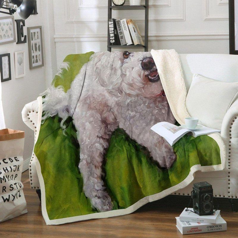 Poodle Comfy Sofa Throw Blanket Poodle Comfy Sofa Throw Blanket