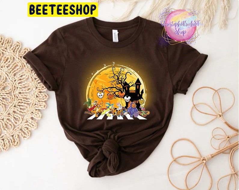 Pooh And Friends Abbey Road Halloween Trending Unisex Shirt Pooh And Friends Abbey Road Halloween Trending Unisex Shirt