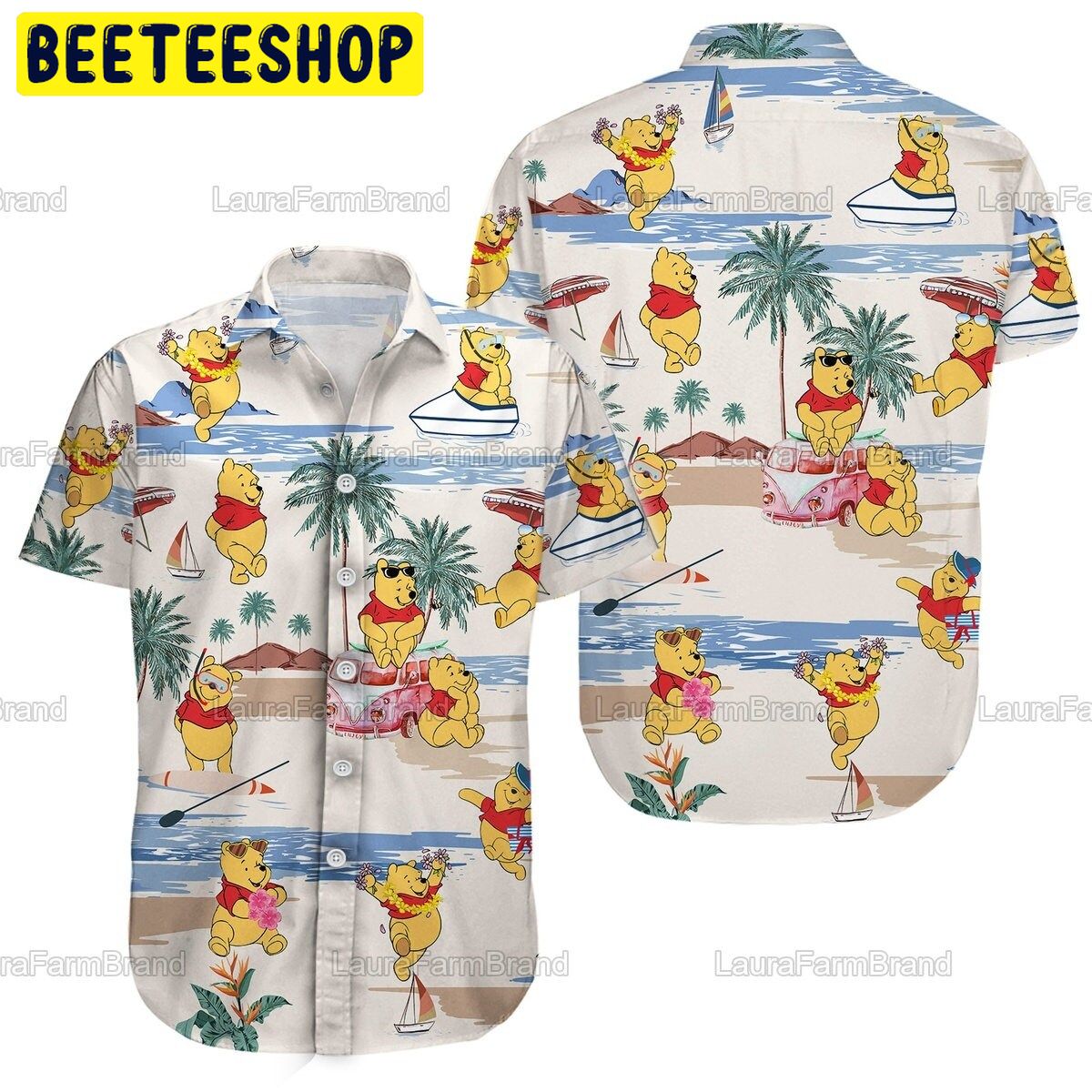 Pooh Beach Tropical Trending Hawaiian Shirt Pooh Beach Tropical Trending Hawaiian Shirt