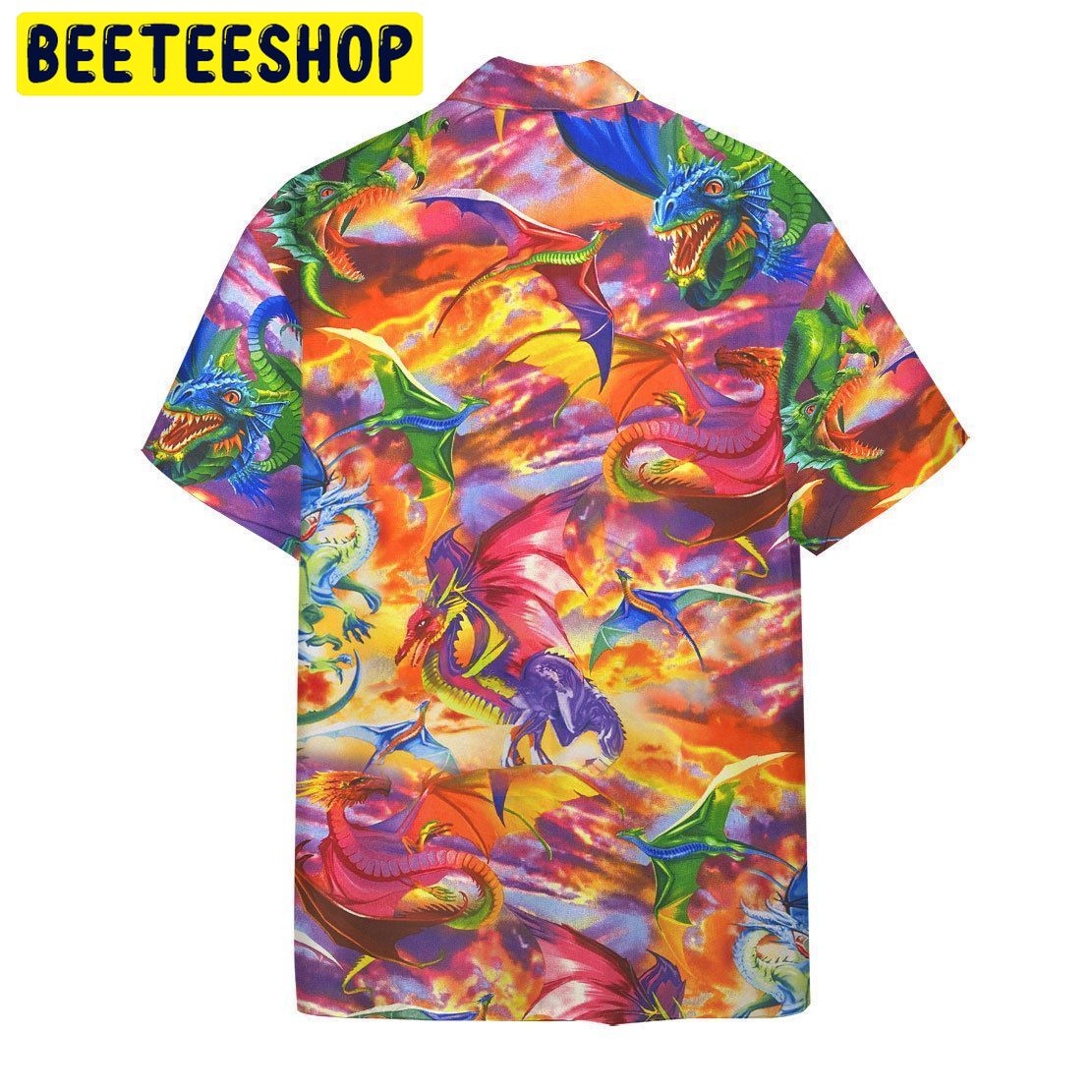 Pop Art Dragon Trending Hawaiian Shirt Pop Art Dragon Trending Hawaiian Shirt