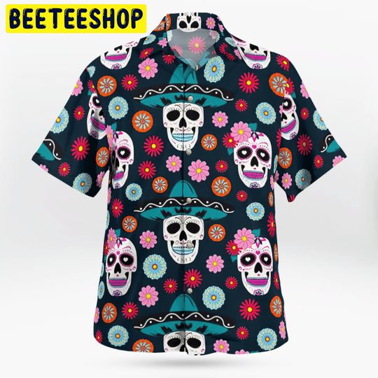 Pop Art Skull Trending Hawaiian Shirt Pop Art Skull Trending Hawaiian Shirt