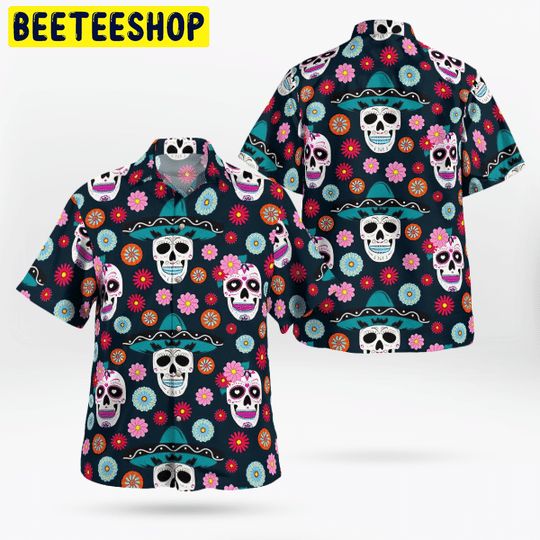Pop Art Skull Trending Hawaiian Shirt Pop Art Skull Trending Hawaiian Shirt