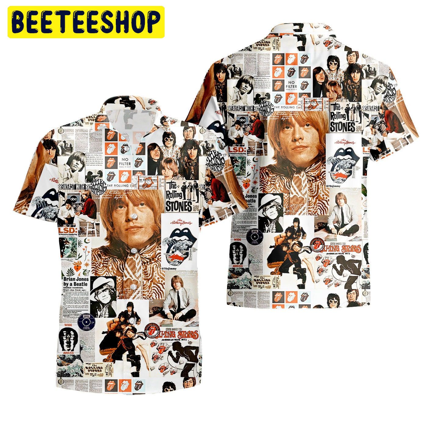 Portrait Of The Members Sf The Stones Trending Hawaiian Shirt Portrait Of The Members Sf The Stones Trending Hawaiian Shirt