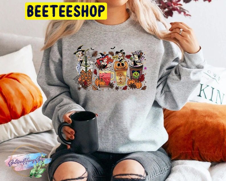 Princess Fall Coffee Cup HalloweenTrending Unisex Shirt Princess Fall Coffee Cup HalloweenTrending Unisex Shirt