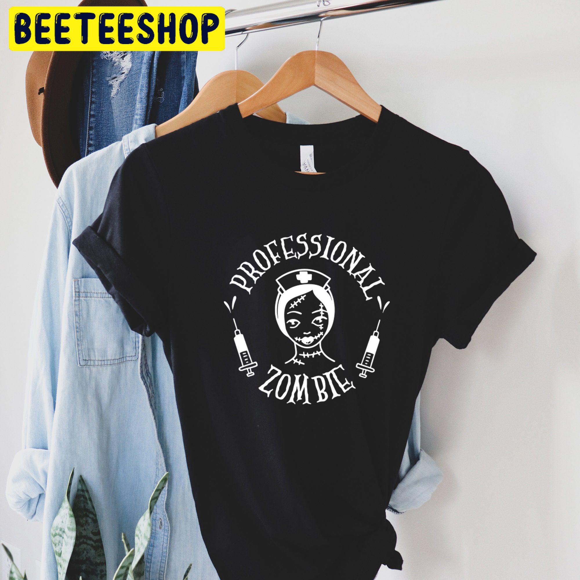 Professional Zombie Halloween Trending Unisex Shirt Professional Zombie Halloween Trending Unisex Shirt