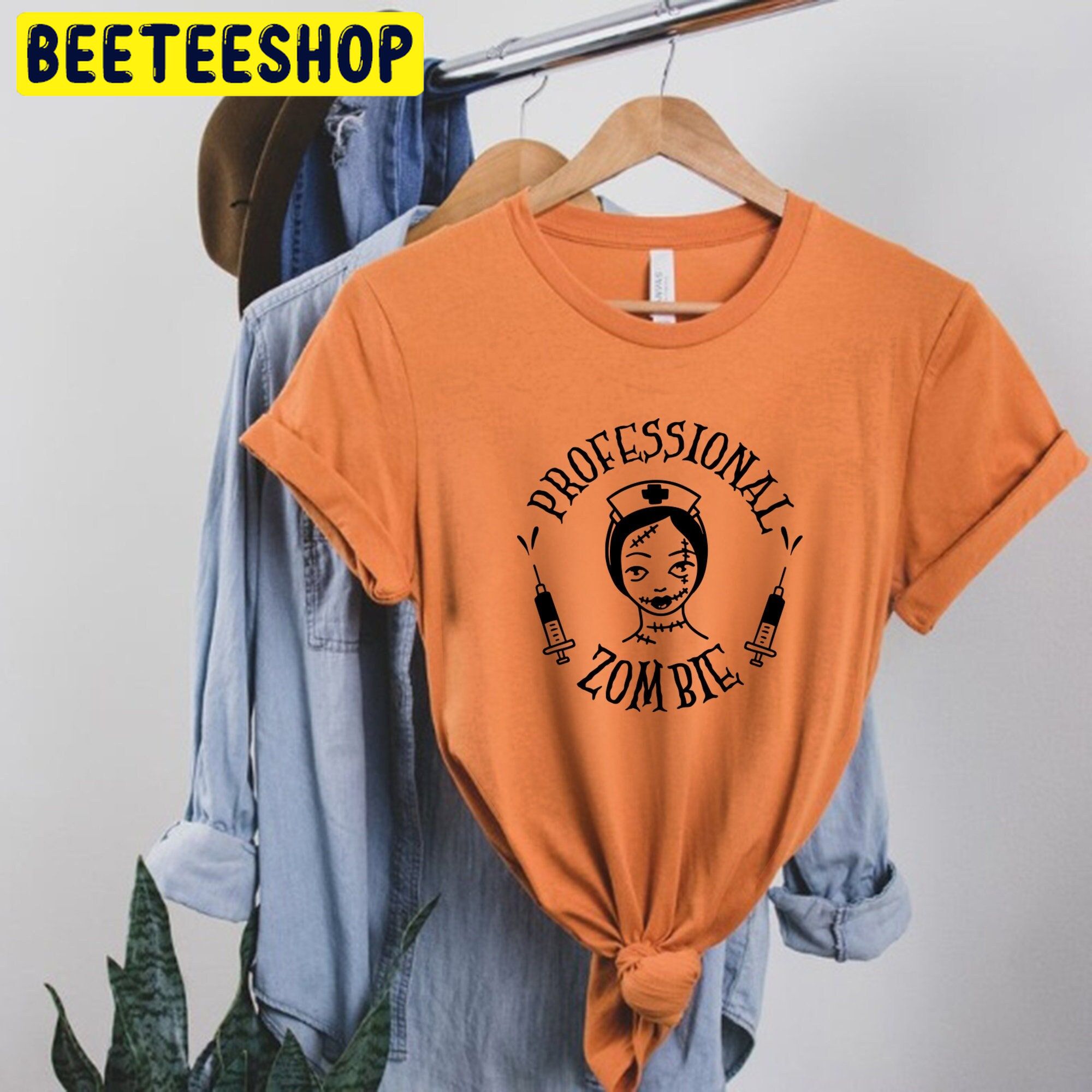 Professional Zombie Halloween Trending Unisex Shirt Professional Zombie Halloween Trending Unisex Shirt