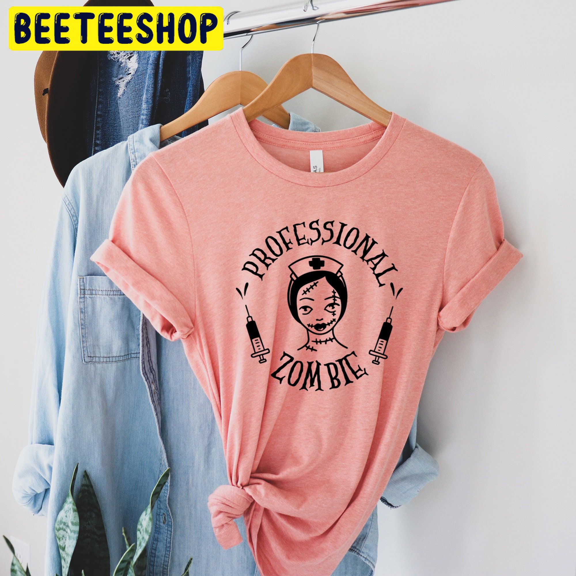 Professional Zombie Halloween Trending Unisex Shirt Professional Zombie Halloween Trending Unisex Shirt