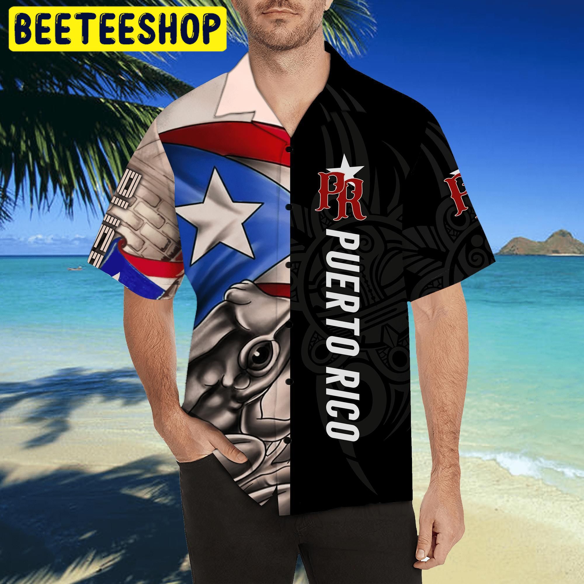 Puerto Rico Caribbean Frog Trending Hawaiian Shirt Puerto Rico Caribbean Frog Trending Hawaiian Shirt