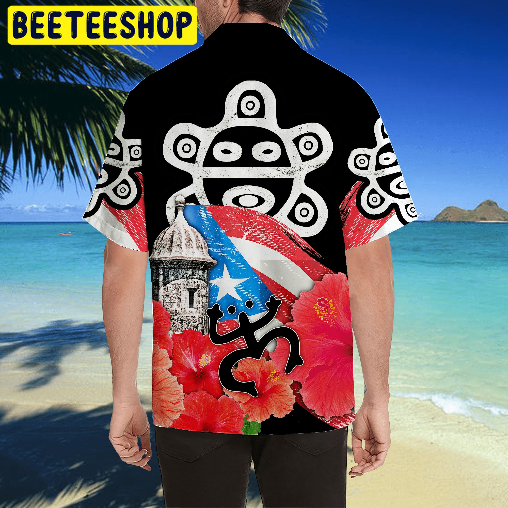 Puerto Rico Sol Taino Trending Hawaiian Shirt Puerto Rico Sol Taino Trending Hawaiian Shirt