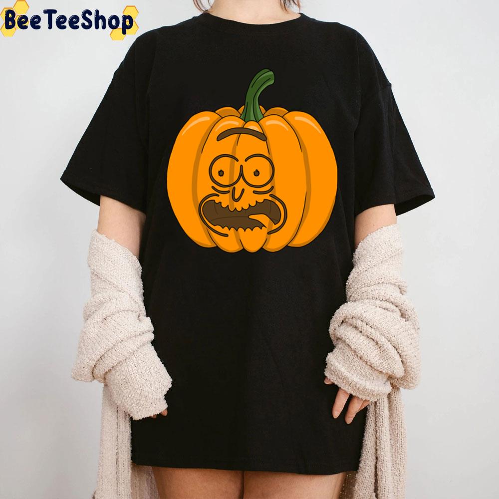 Pumpkin Rick Halloween Trending Unisex T-Shirt Pumpkin Rick Halloween Trending Unisex T-Shirt