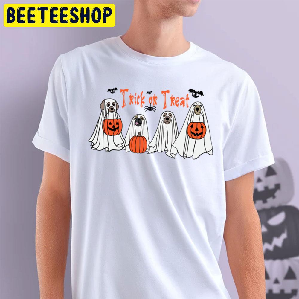 Puppie Love Trick Or Treat Halloween Trending Unisex T-Shirt Puppie Love Trick Or Treat Halloween Trending Unisex T-Shirt