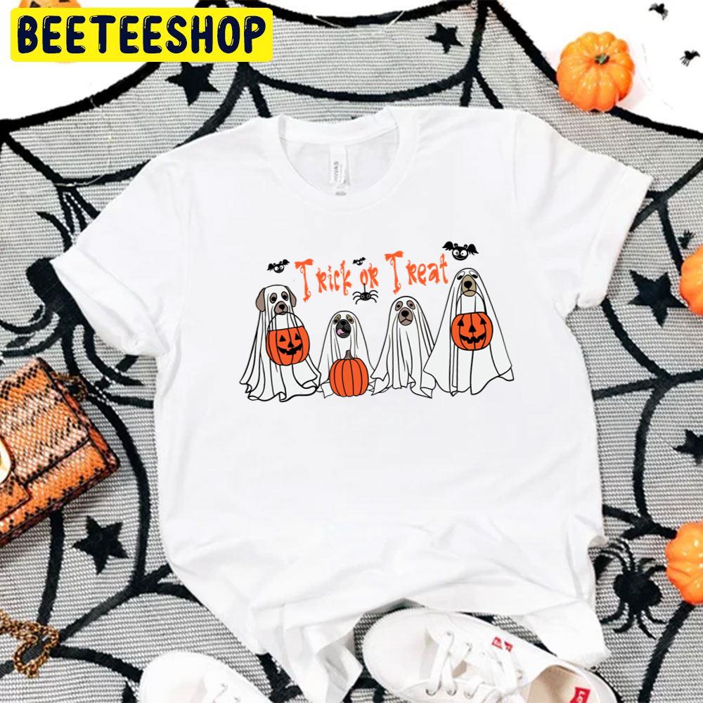 Puppie Love Trick Or Treat Halloween Trending Unisex T-Shirt Puppie Love Trick Or Treat Halloween Trending Unisex T-Shirt