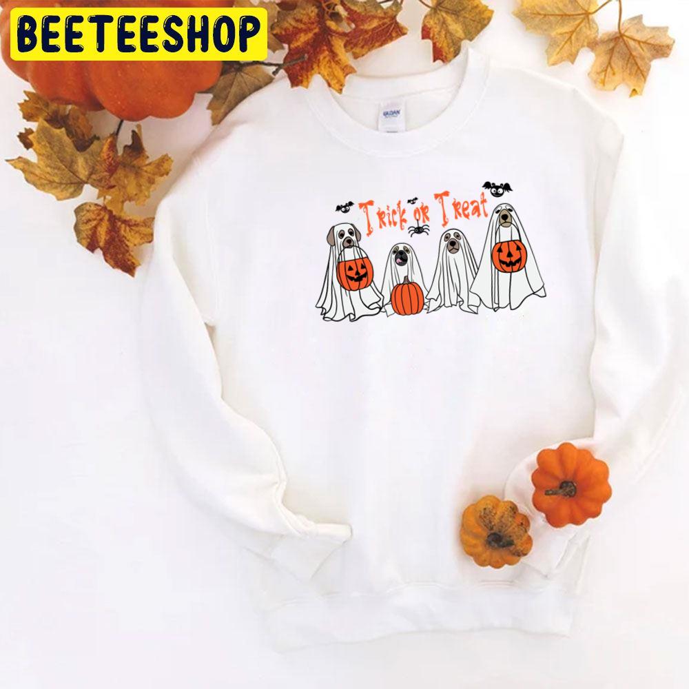 Puppie Love Trick Or Treat Halloween Trending Unisex T-Shirt Puppie Love Trick Or Treat Halloween Trending Unisex T-Shirt