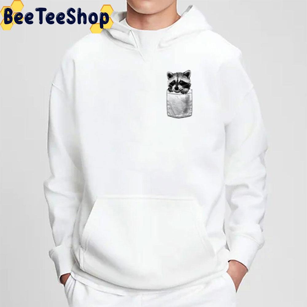 Raccoon On Pocket Trending Unisex T-Shirt Raccoon On Pocket Trending Unisex T-Shirt