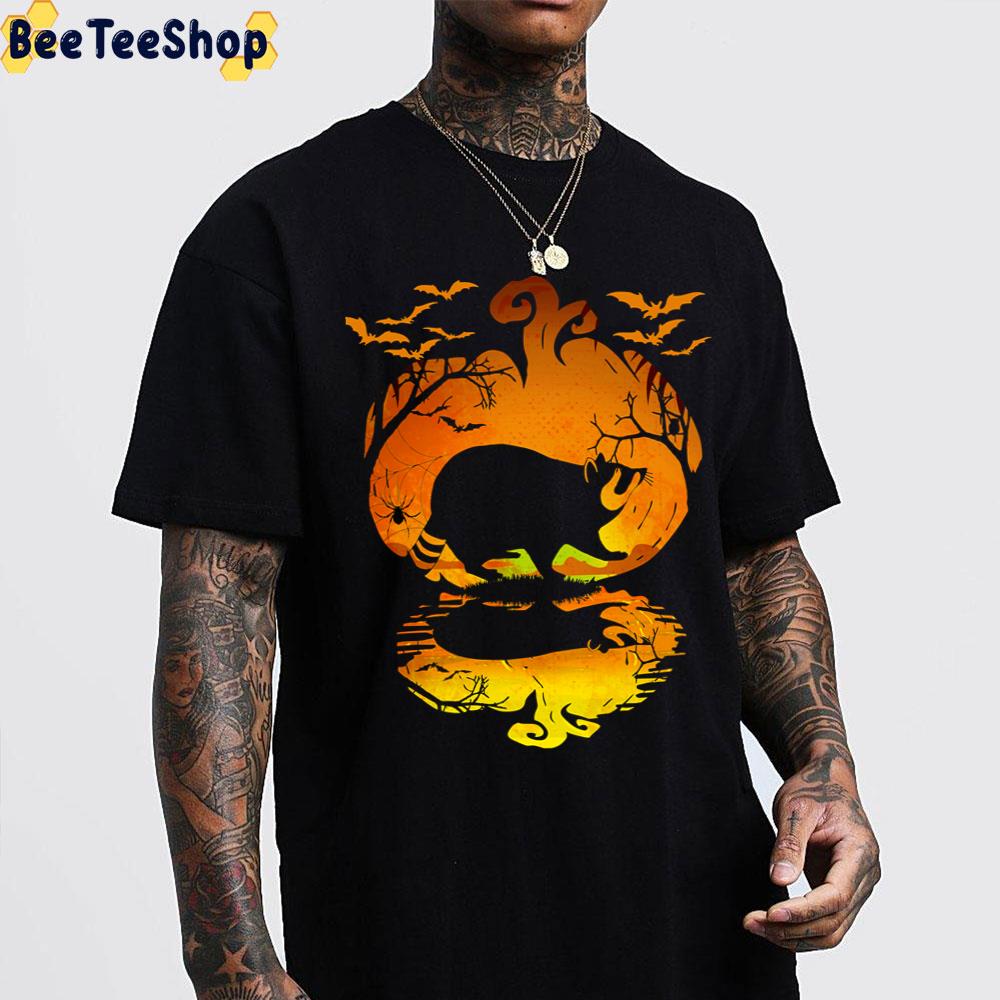 Raccoon Silhouette Pumpkin Raccoon Halloween Trending Unisex T-Shirt Raccoon Silhouette Pumpkin Raccoon Halloween Trending Unisex T-Shirt