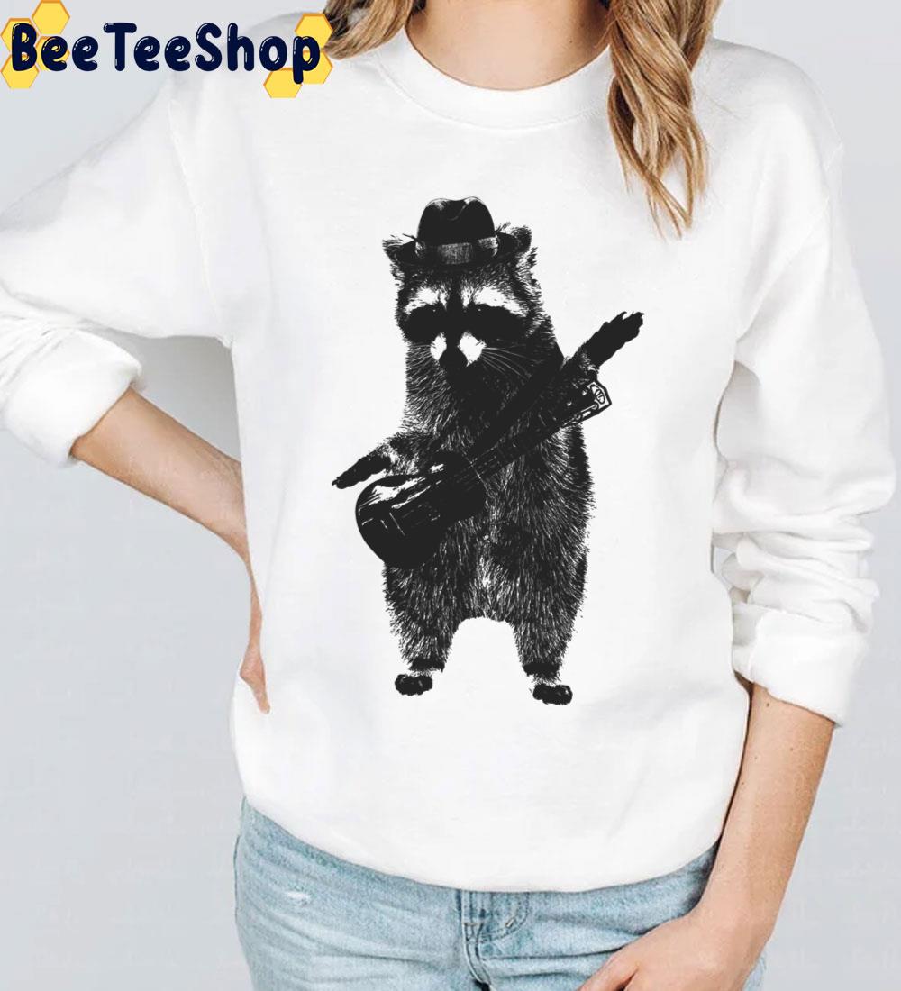 Raccoon Wielding Ukulele Trending Unisex T-Shirt Raccoon Wielding Ukulele Trending Unisex T-Shirt