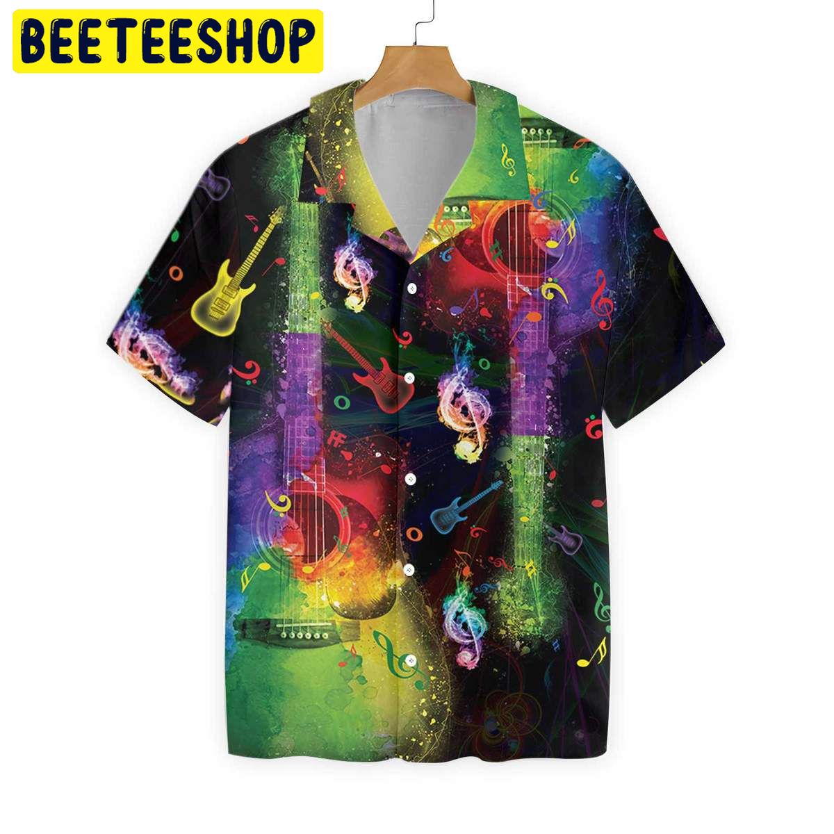 Rainbow Guitars Trending Hawaiian Shirt Rainbow Guitars Trending Hawaiian Shirt
